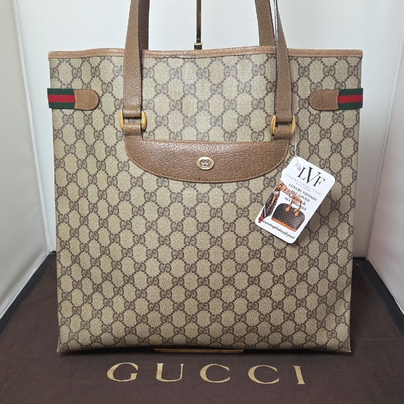 Gucci 1980s collectable Ltd production Accessory Collection Tote excellent cond - Picture 1 of 17
